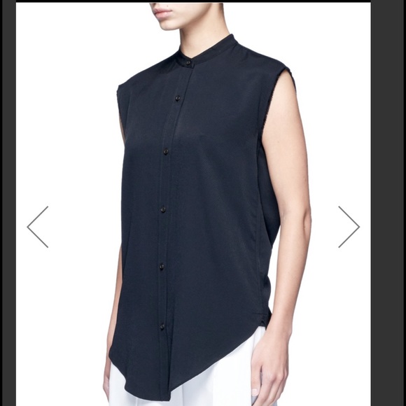 Helmut Lang Split Back Knot Jacquard Twill Shirt - Picture 4 of 15